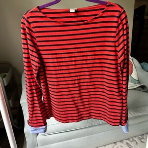 Striped Red and Black Kids Shirt